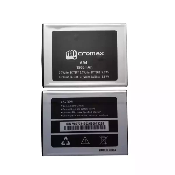 Original cell phone battery for Micromax A94