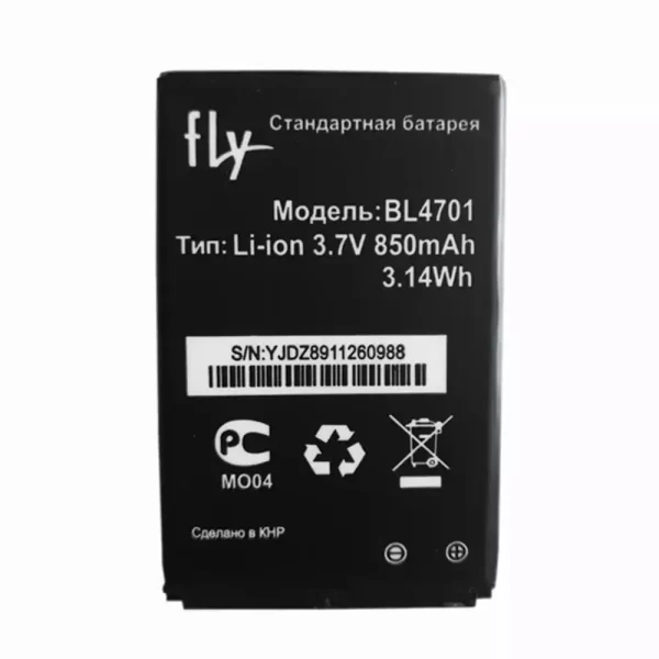 Original cell phone battery for FLY BL4701