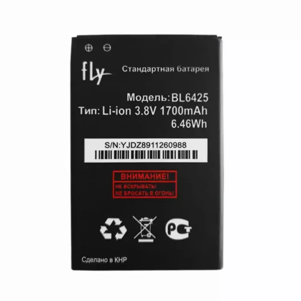 Original cell phone battery BL6425 for FLY FS454