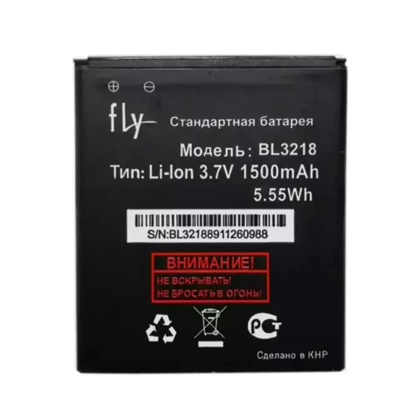 Original cell phone battery BL3218 for FLY IQ400