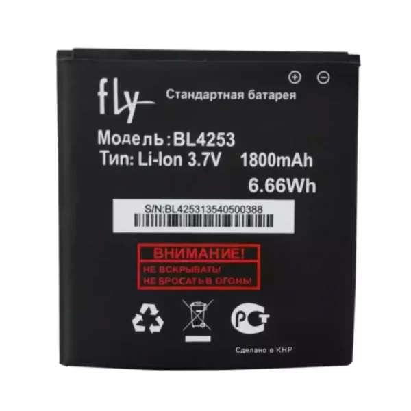 Original cell phone battery BL4253 for FLY IQ443