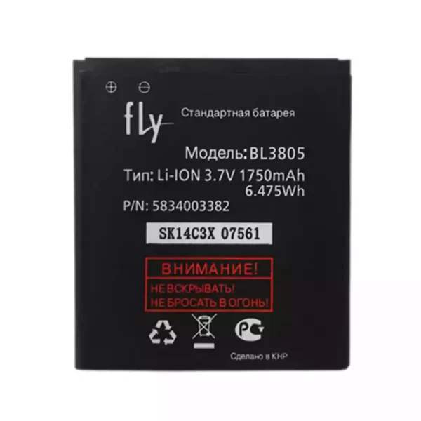 Original cell phone battery BL3805 for FLY IQ4402,IQ4404