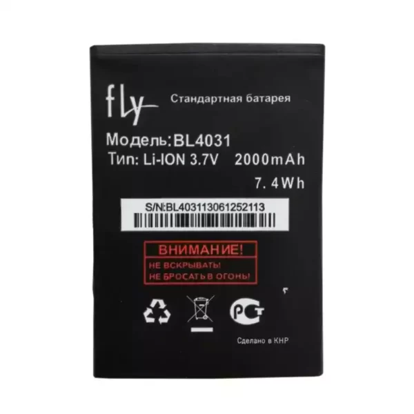 Original cell phone battery for FLY BL4031