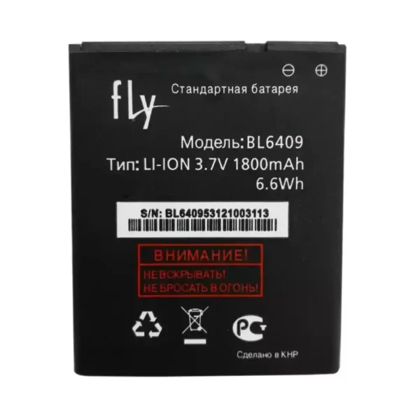 Original cell phone battery BL6409 for FLY IQ4406