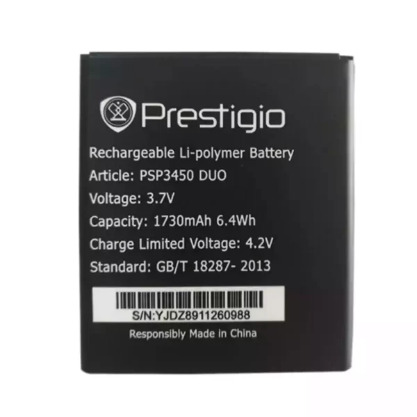 Original cell phone battery for Prestigio PSP3450 DUO