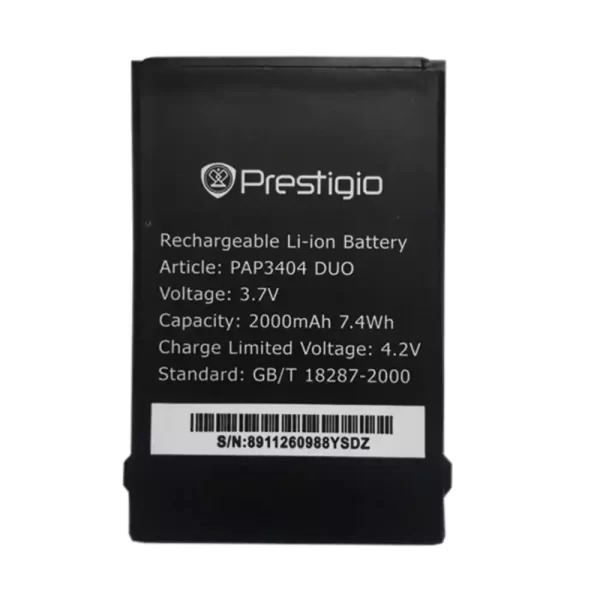 Original cell phone battery for Prestigio PSP3404 DUO