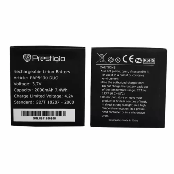 Original cell phone battery for Prestigio PAP5430 DUO