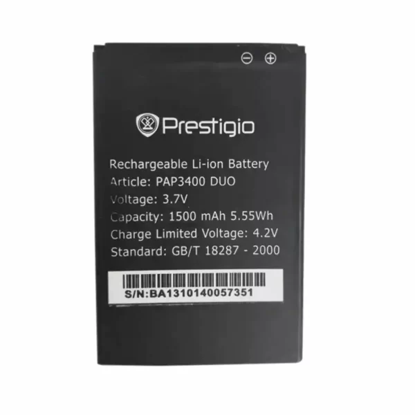 Original cell phone battery for Prestigio PAP3400 DUO