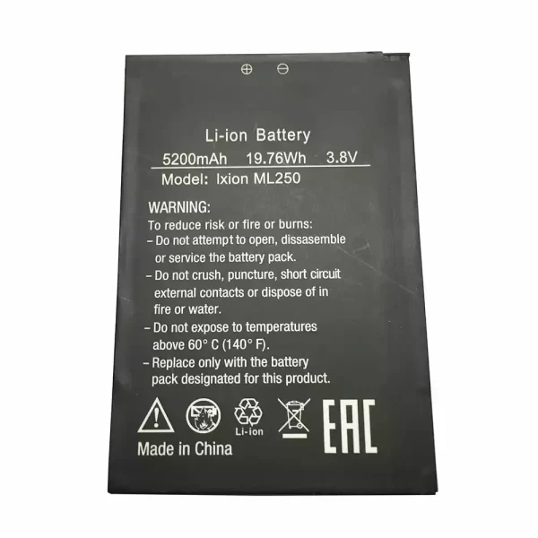 Original cell phone battery for DEXP Ixion ML250