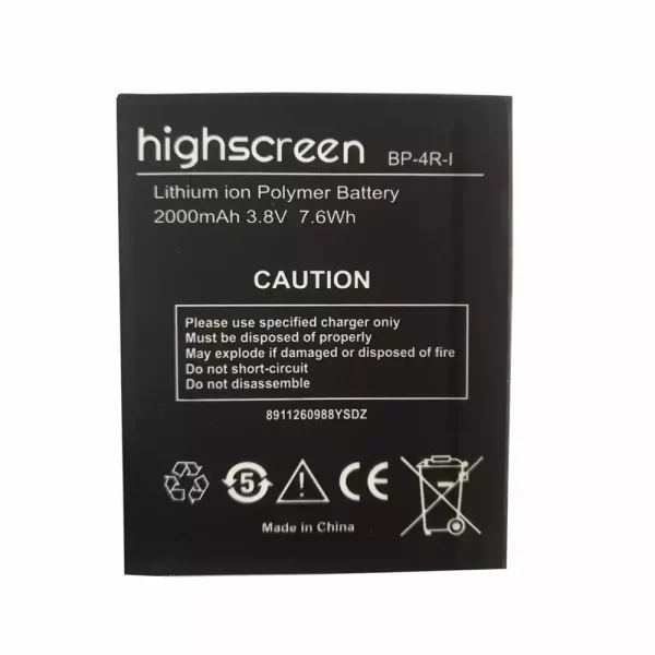 Original cell phone battery for Highscreen BP-4R-I Prime S