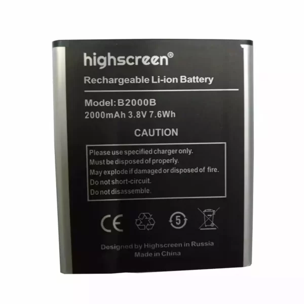 Original cell phone battery for Highscreen B2000B win