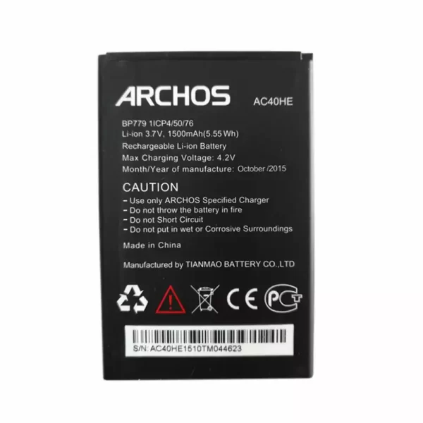 Original cell phone battery for ARCHOS AC40HE