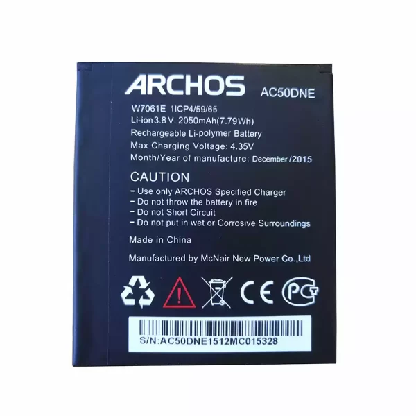 Original cell phone battery for ARCHOS AC50DNE