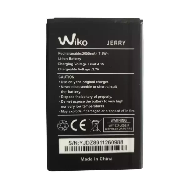 Original cell phone battery for Wiko JERRY