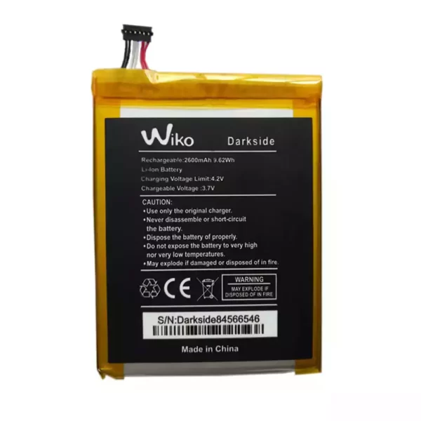 Original cell phone battery for Wiko Darkside