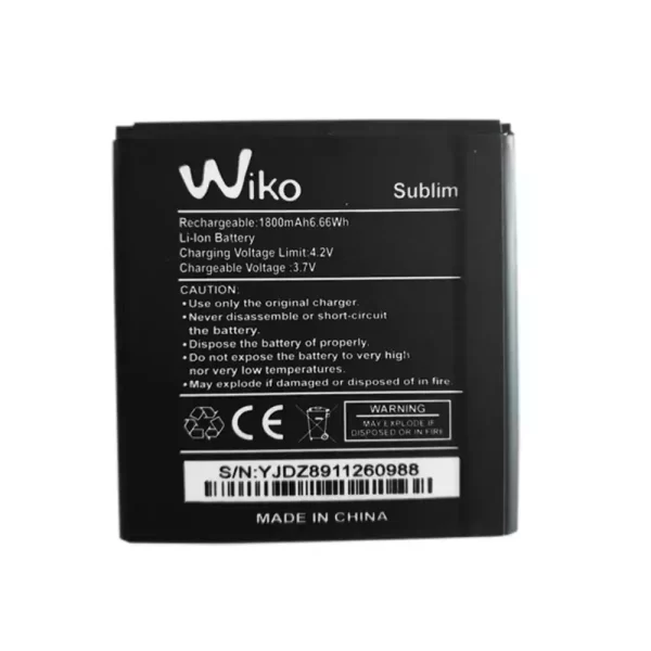 Original cell phone battery for Wiko Sublim