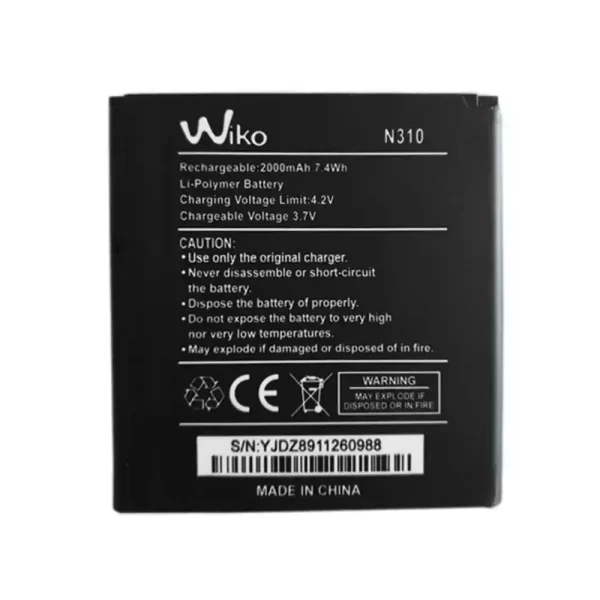 Original cell phone battery for Wiko N310