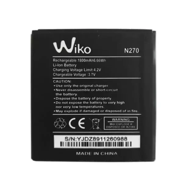 Original cell phone battery for Wiko N270