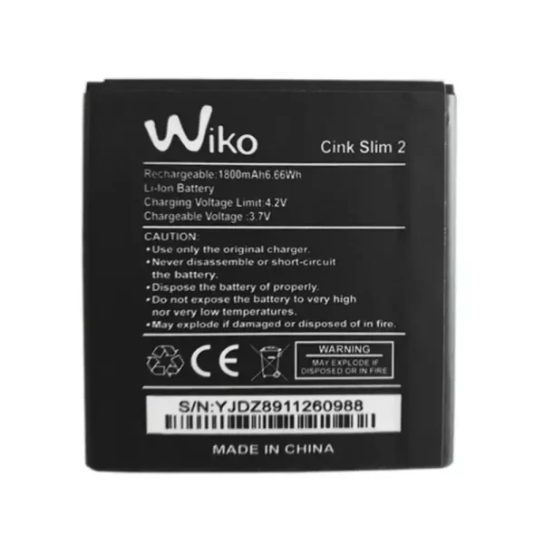 Original cell phone battery for Wiko Cink Slim 2