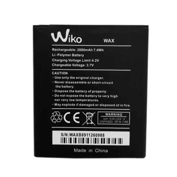 Original cell phone battery for Wiko WAX