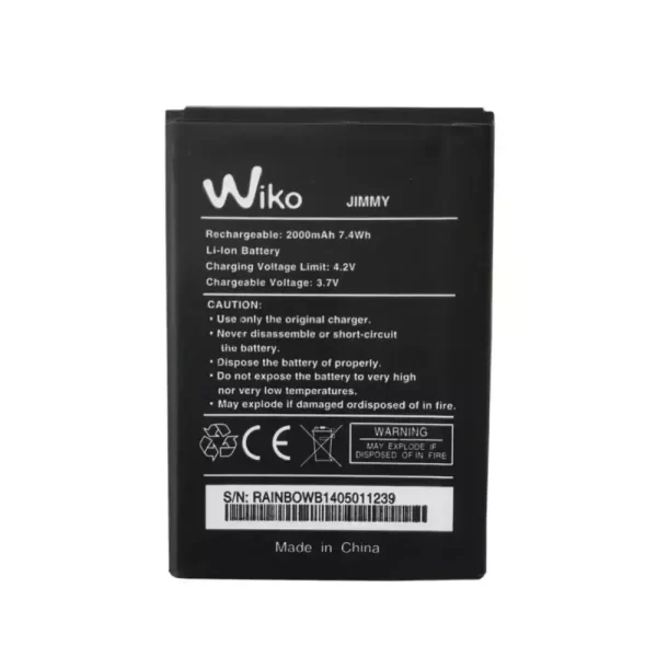 Original cell phone battery for Wiko Jimmy