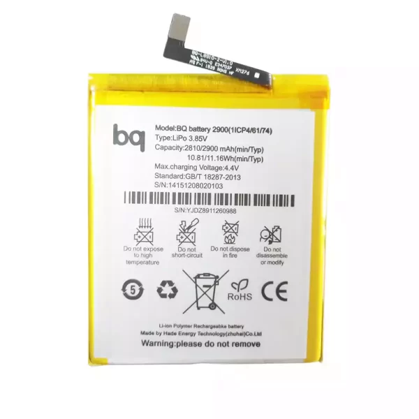 Original cell phone battery for BQ Aquaris X5