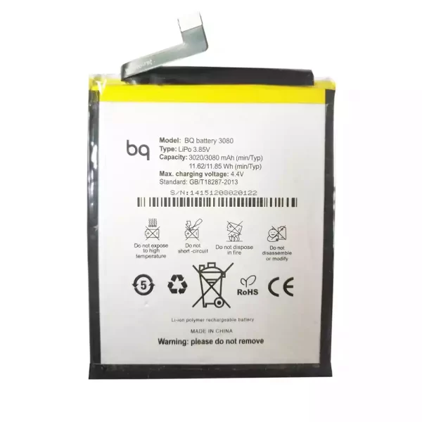 Original cell phone battery for BQ U Plus