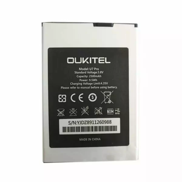 Original cell phone battery for OUKITEL U7 Pro