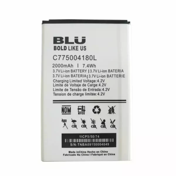 Original cell phone battery for BLU C775004180L