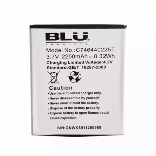 Original cell phone battery for BLU C746440225T