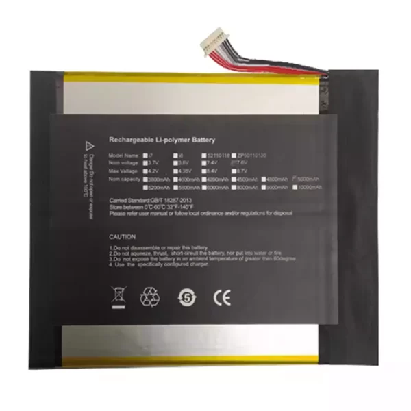 Tablet battery for H28150170P 28168148,TECLAST x6 Pro