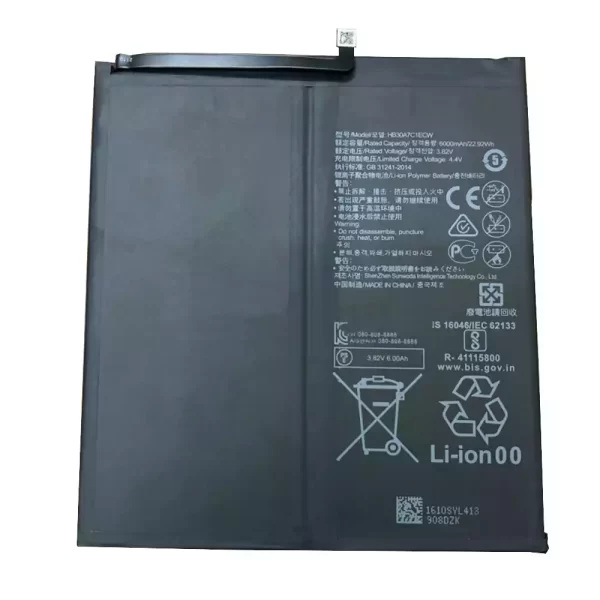 Tablet battery for Huawei HB30A7C1ECW