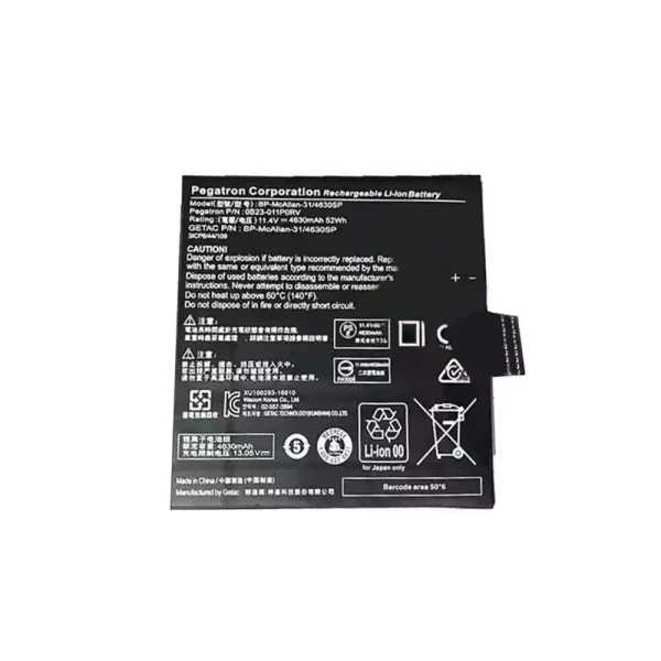 Tablet battery for WACOM MobileStudio Pro DTH-W1320