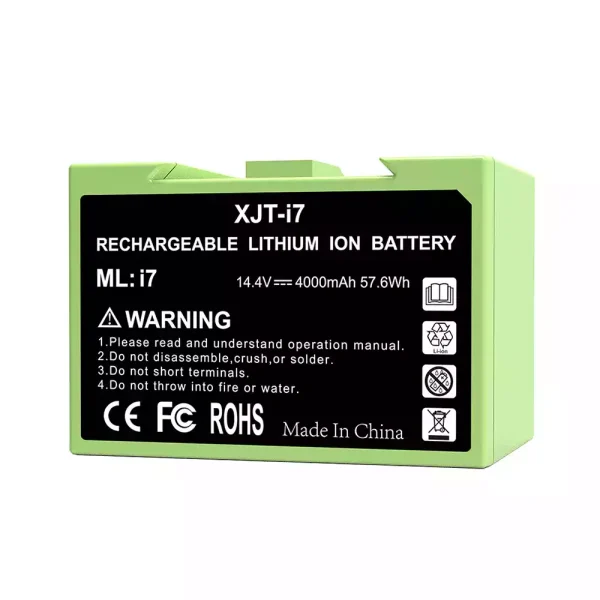 High Quality Battery For Robot Vacuum cleaner iROBOT ABL-D1,iROBOT i7 E5 E6 (4000mAh)