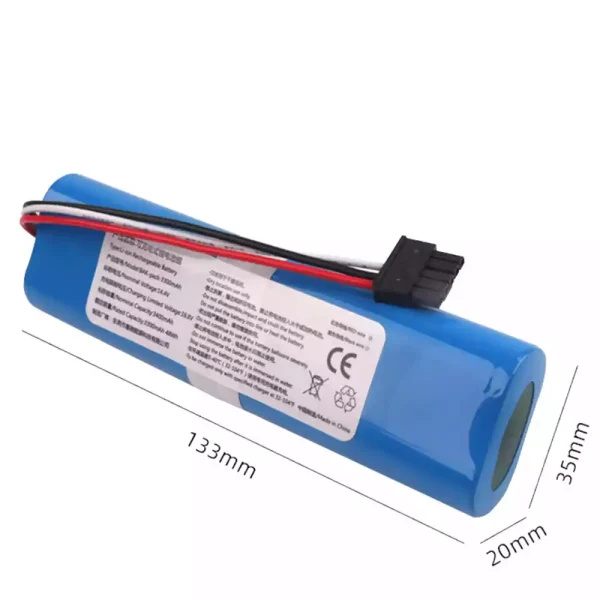 High Quality Battery For Robot Vacuum cleaner XiaoMi MIJIA STYTJ02YM,Haier JX37,Proscenic LDS M7 (3400mAh) - Image 3