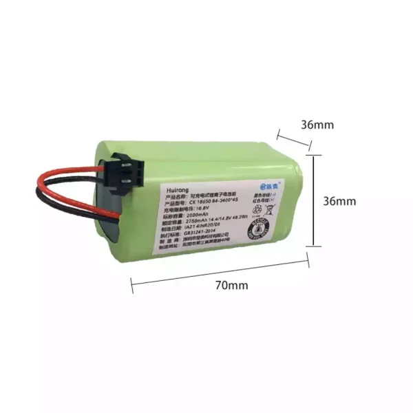 High Quality Battery For Robot Vacuum cleaner Uoni X6S Deebot N79 N79S DN622 - Image 2