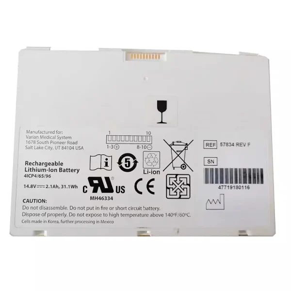 Original battery for VARIAN PaxScan4336Wv4 VB-200