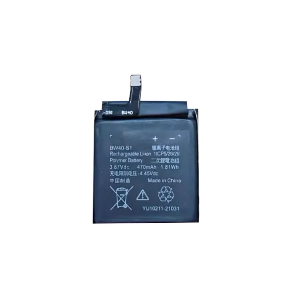 High Quality battery BW40 for XIAOMI MI Watch S1,Watch Color 2