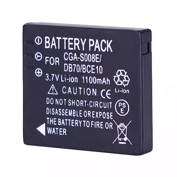 High Quality battery for PANASONIC CGA-S008 CGA-S008A CGA-S008A/1B CGA-S008E CGA-S008E/1B - Image 2