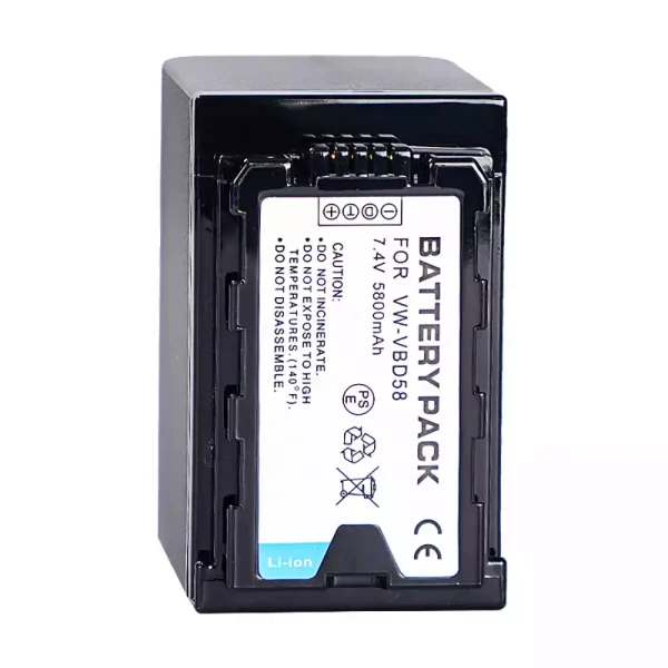 High Quality battery for PANASONIC VW-VBD58 - Image 2