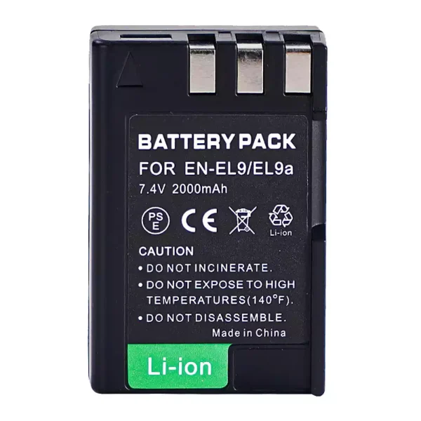 High Quality battery for Nikon EN-EL9