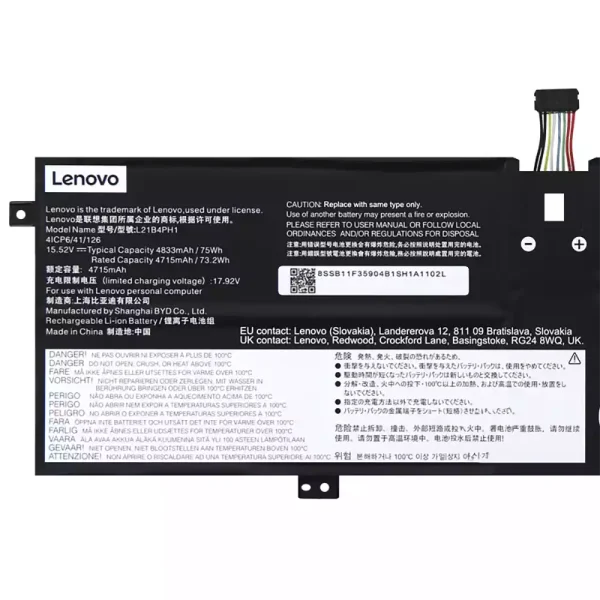 Original laptop battery for LENOVO L21B4PH1 L21C4PH1 L21M4PH1 L21L4PH1 L21D4PH1 - Image 3