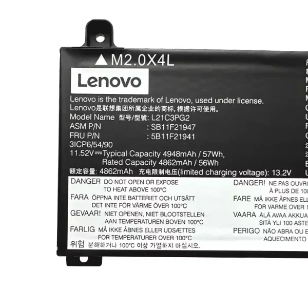 Original laptop battery for Lenovo L21C3PG2 L21M3PG2 - Image 4