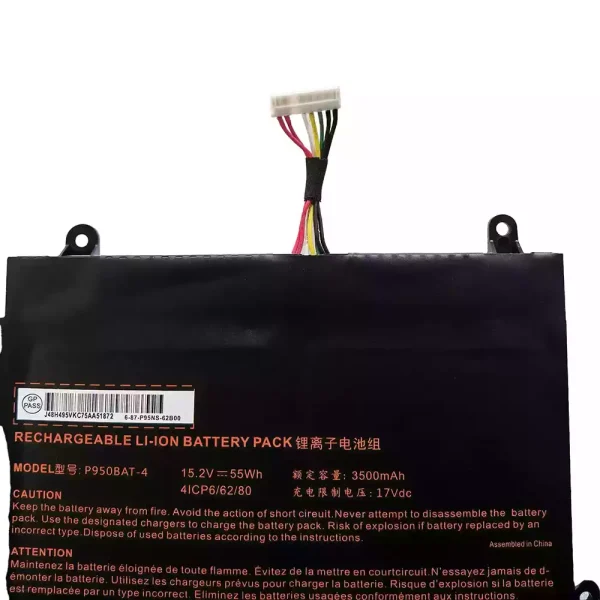 Original laptop battery for P950BAT-4 - Image 3
