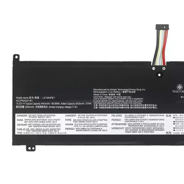 Original laptop battery for LENOVO L21M4PE1 L21C4PE1 L21B4PE1 - Image 3
