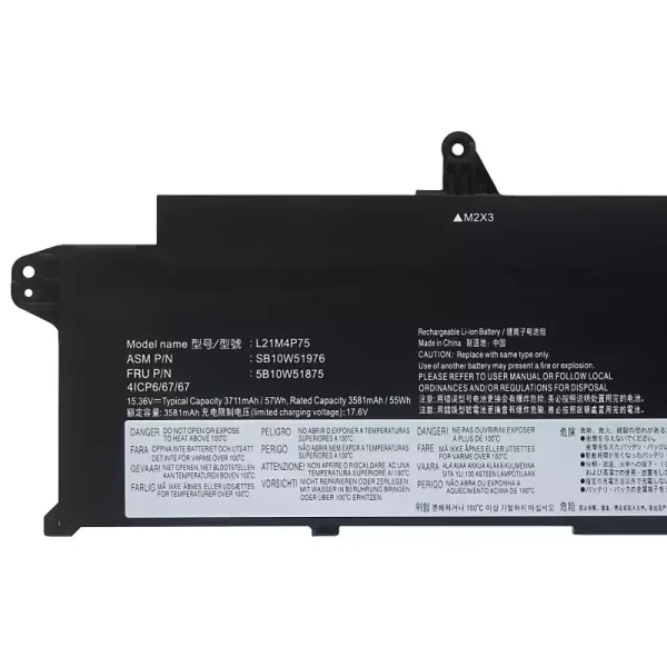 Original laptop battery for LENOVO L21B4P71 L21M4P75 L21C4P75 L21L4P73 - Image 3