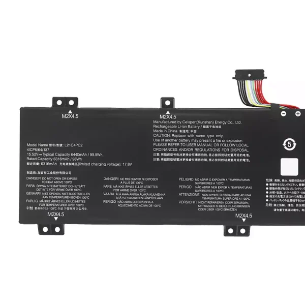 Original laptop battery for LENOVO L21C4PC2 L21C4PC3 L21D4PC2 L21M4PC5 L21M4PC6 - Image 3