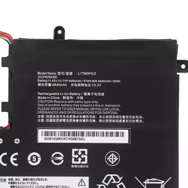 Original laptop battery for LENOVO L17M3PG2 L17L3PG2 - Image 3