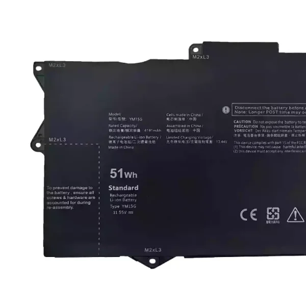 Original laptop battery for Dell YM15G,Dell XPS 13 9315 2-in-1 - Image 3