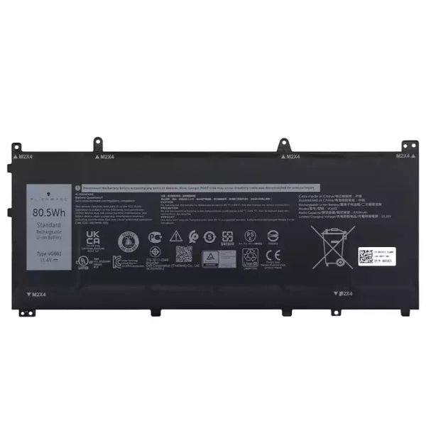 Original laptop battery for DELL VG661 V4N84,DELL Alienware x14 R1 R2